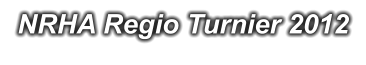 NRHA Regio Turnier 2012